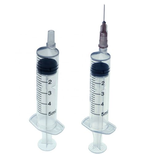 Wholesale Glass 5ml Two Set Eccentric Tip Syringe Manufacturer