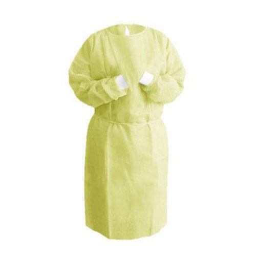 Yellow Color Disposable Isolation Gown Manufacturer