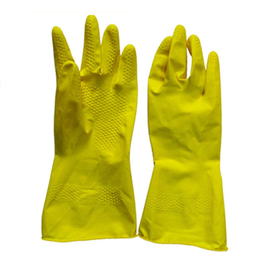 Yellow Disposable Latex Gloves Manufacturer